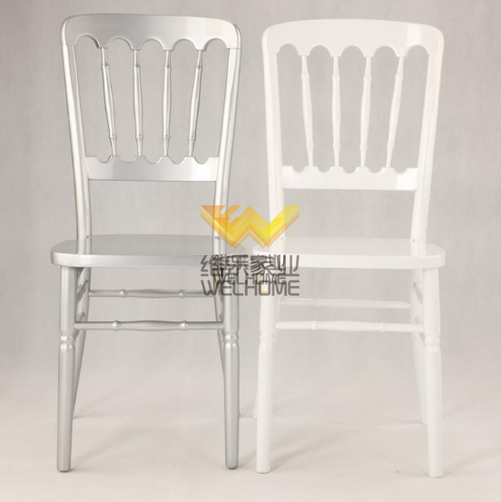  Silver solid wood chateau banquet chair for events/wedding